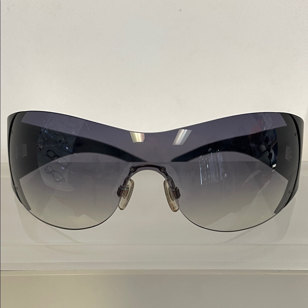 Vintage Authentic Dolce & Gabbana Black Gradient Sunglasses Mod 8037B col 501/8G